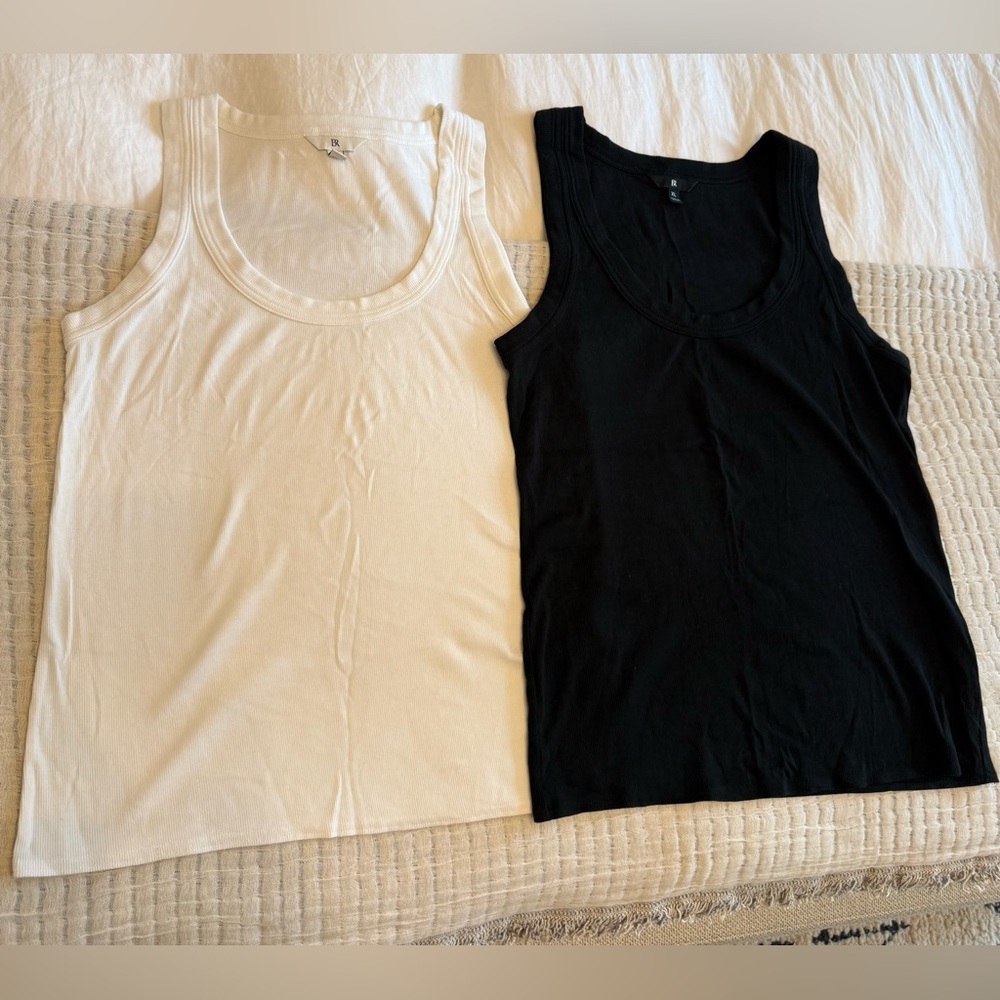 Banana Republic Classic Rib Knit Tank (Set of 2)